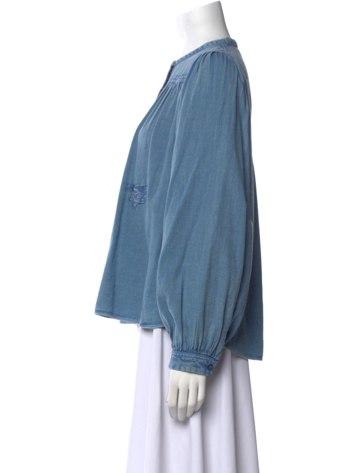 Zadig & Voltaire Crew Neck Long Sleeve Blouse