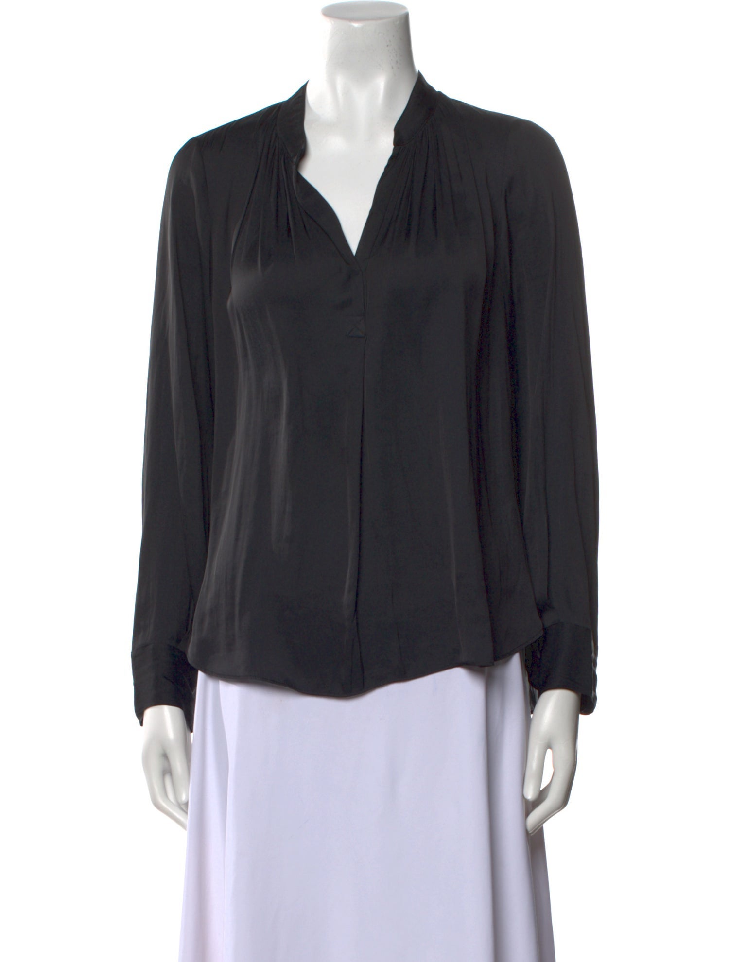 Zadig & Voltaire V-Neck Long Sleeve Blouse