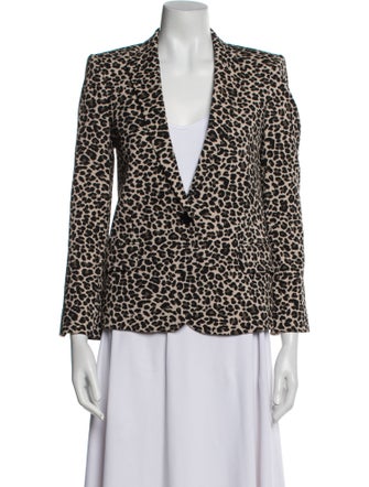 Zadig & Voltaire Animal Print Blazer
