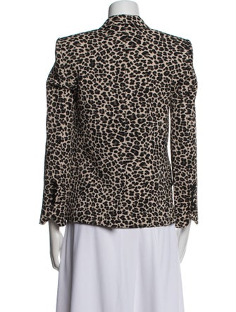 Zadig & Voltaire Animal Print Blazer