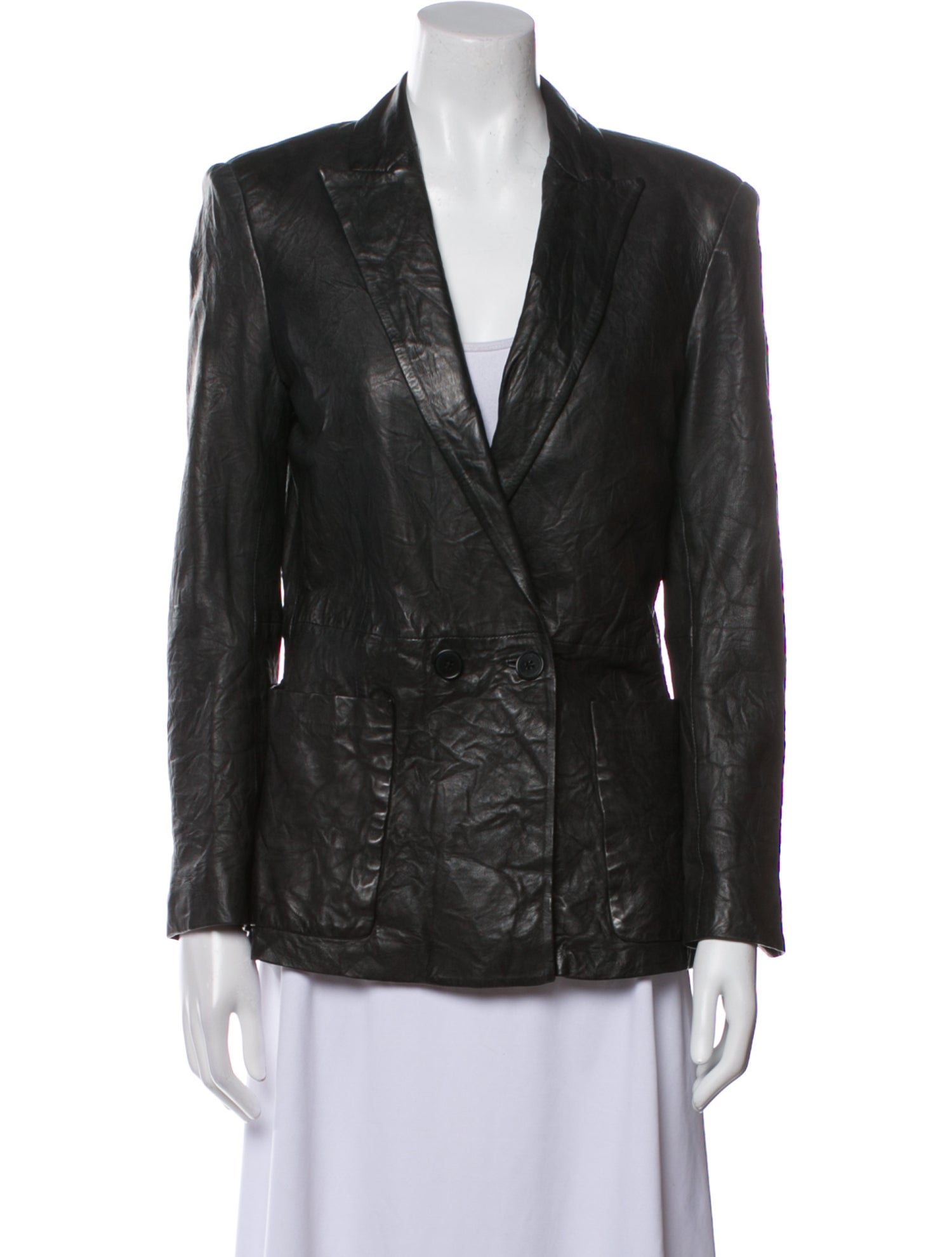 Zadig & Voltaire Leather Blazer