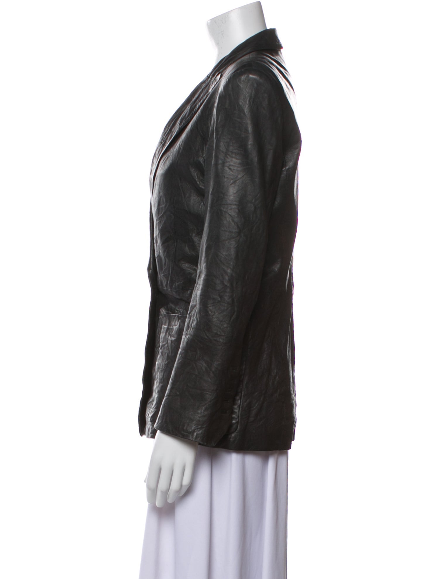 Zadig & Voltaire Leather Blazer