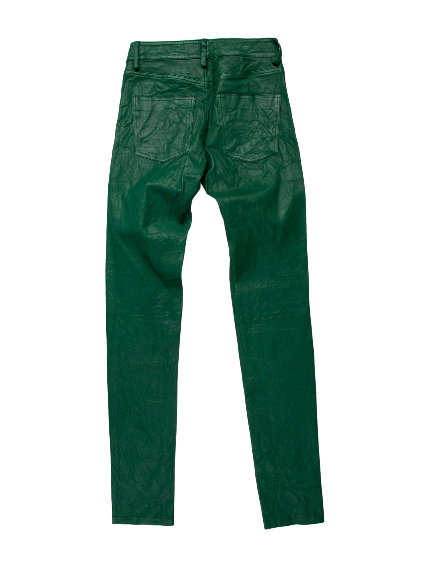 Zadig & Voltaire Lamb Leather Skinny Leg Pants