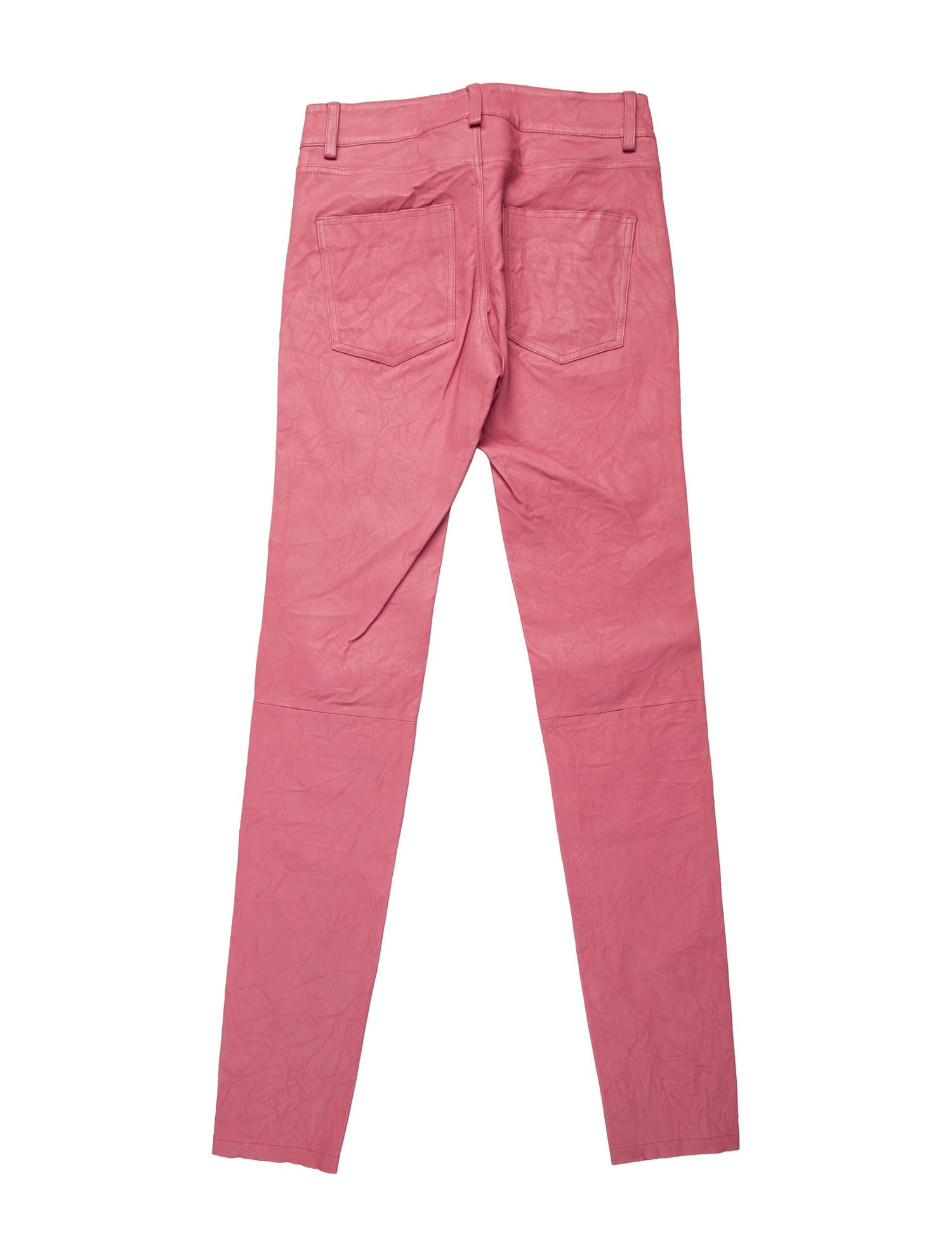 Zadig & Voltaire Lamb Leather Skinny Leg Pants