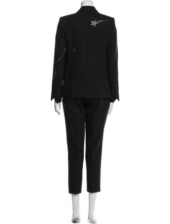 Zadig & Voltaire Crystal Embellishments Pant Set