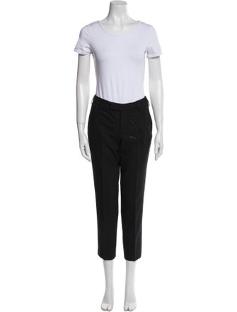 Zadig & Voltaire Crystal Embellishments Pant Set