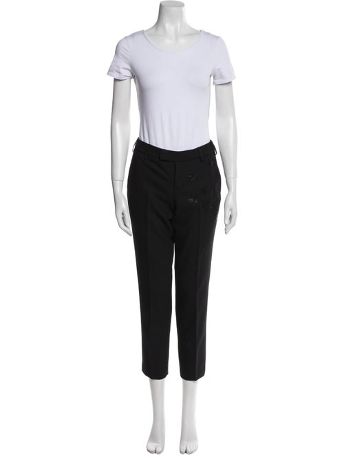 Zadig & Voltaire Crystal Embellishments Pant Set