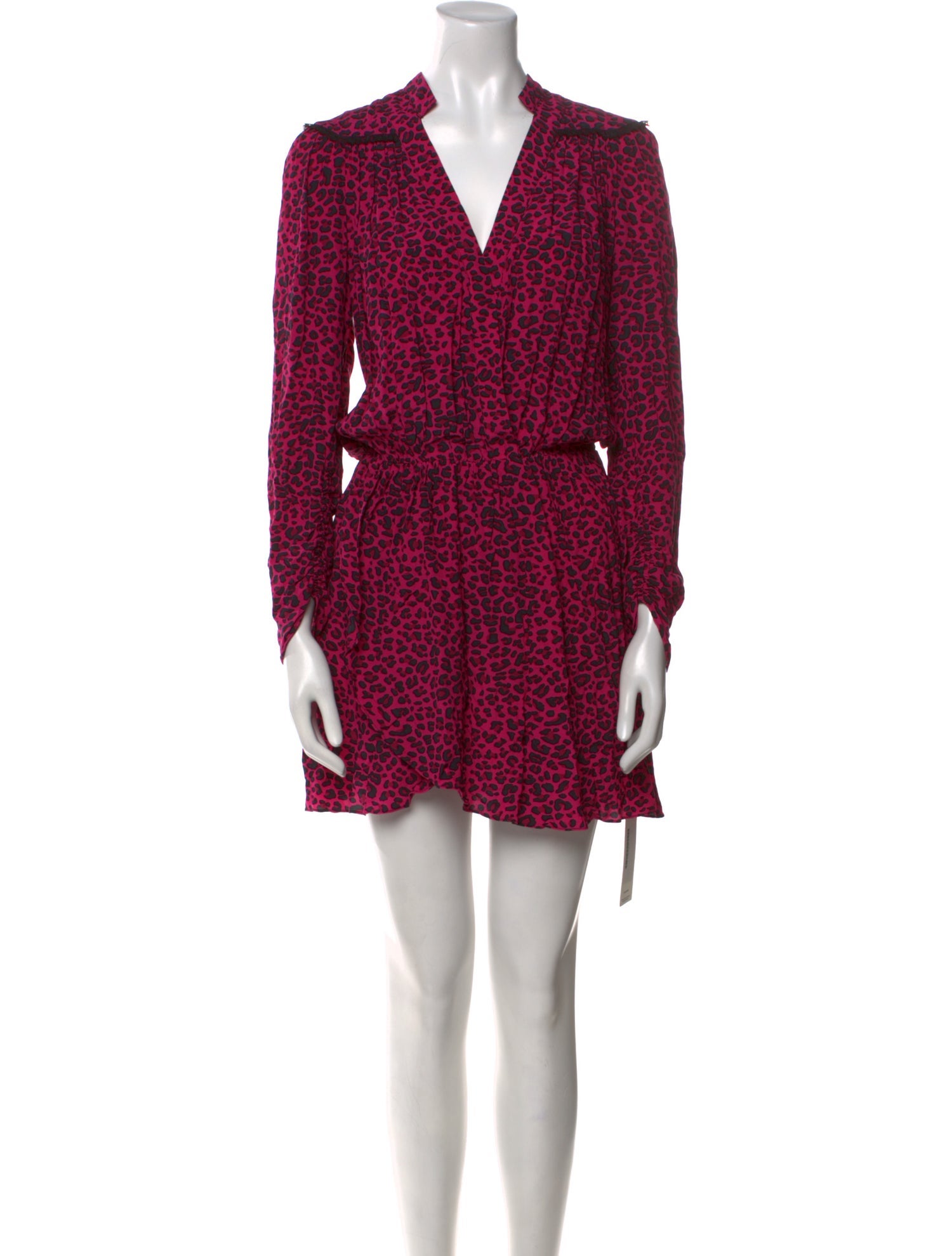 Zadig & Voltaire Animal Print Mini Dress