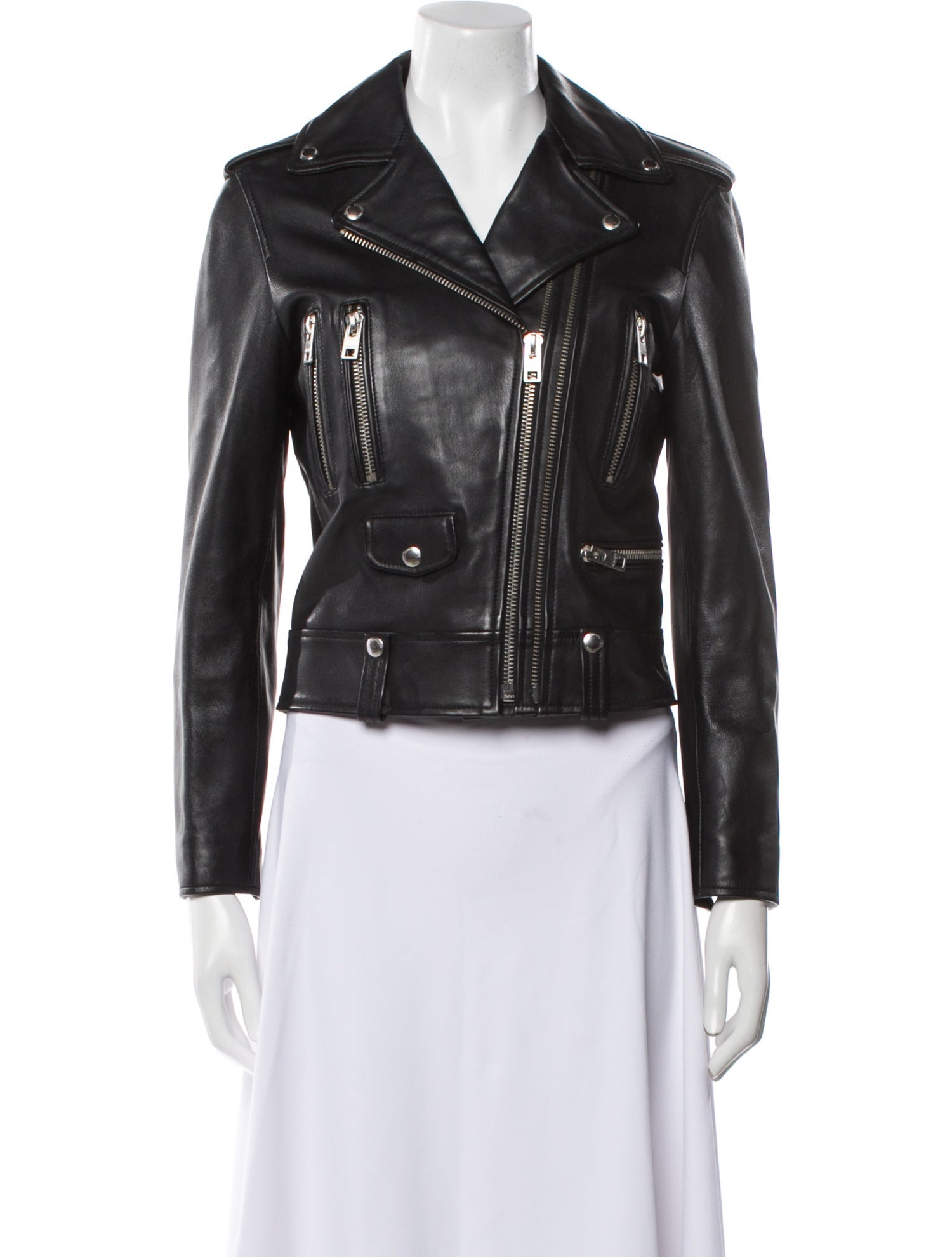 Zadig & Voltaire Leather Biker Jacket