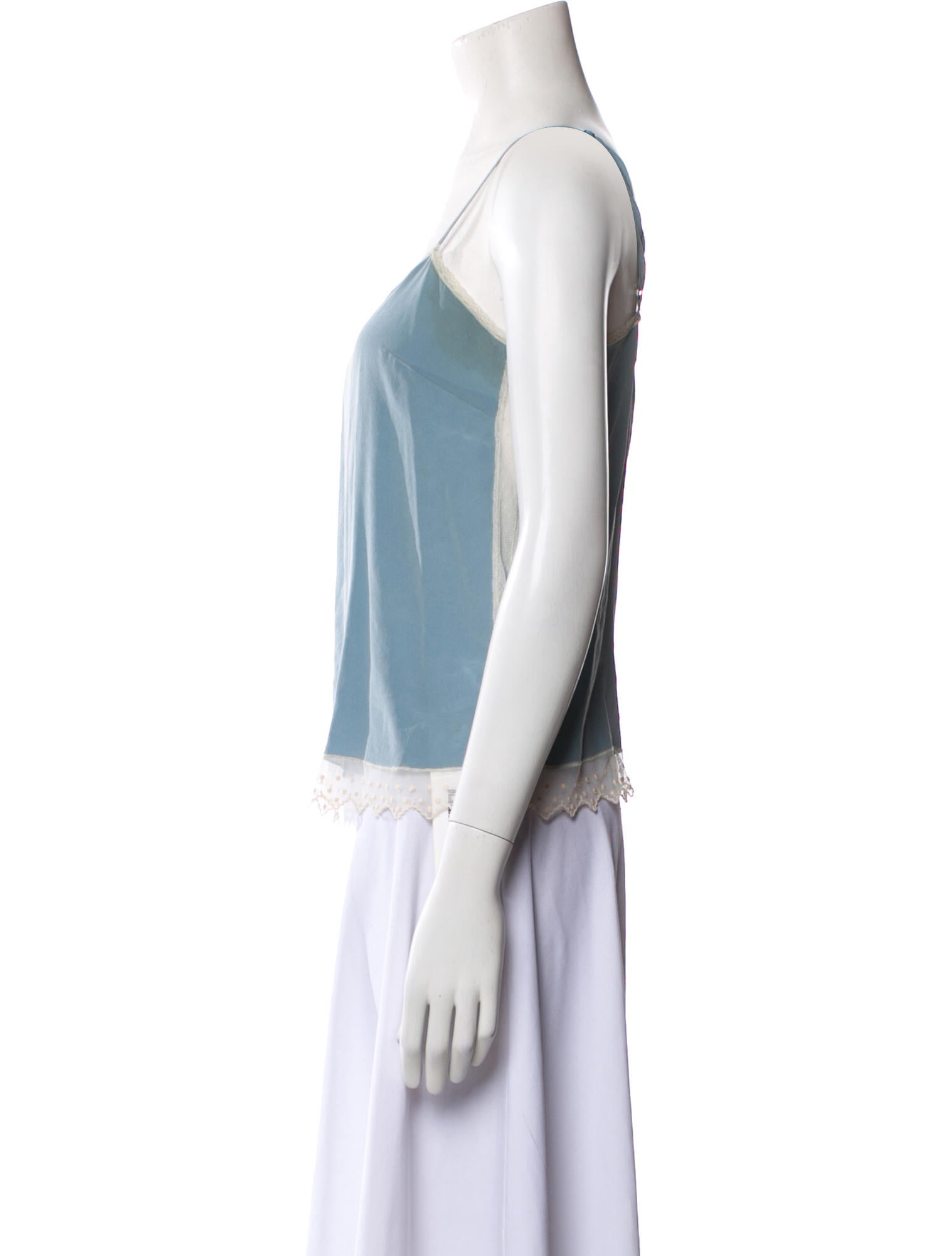 Zadig & Voltaire Silk Square Neckline Top