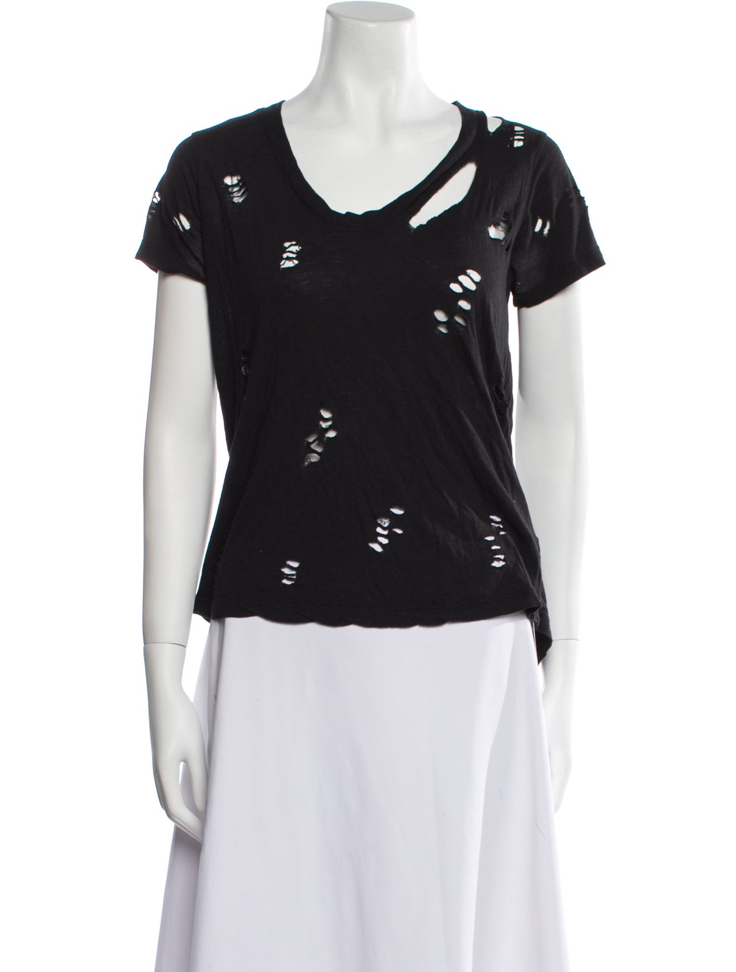 Zadig & Voltaire Scoop Neck Short Sleeve T-Shirt