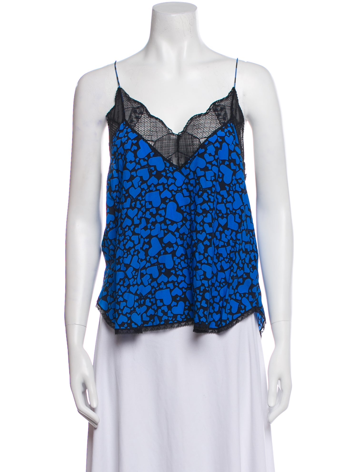 Zadig & Voltaire Printed V-Neck Top