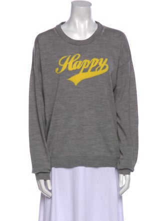 Zadig & Voltaire Merino Wool Graphic Print Sweater