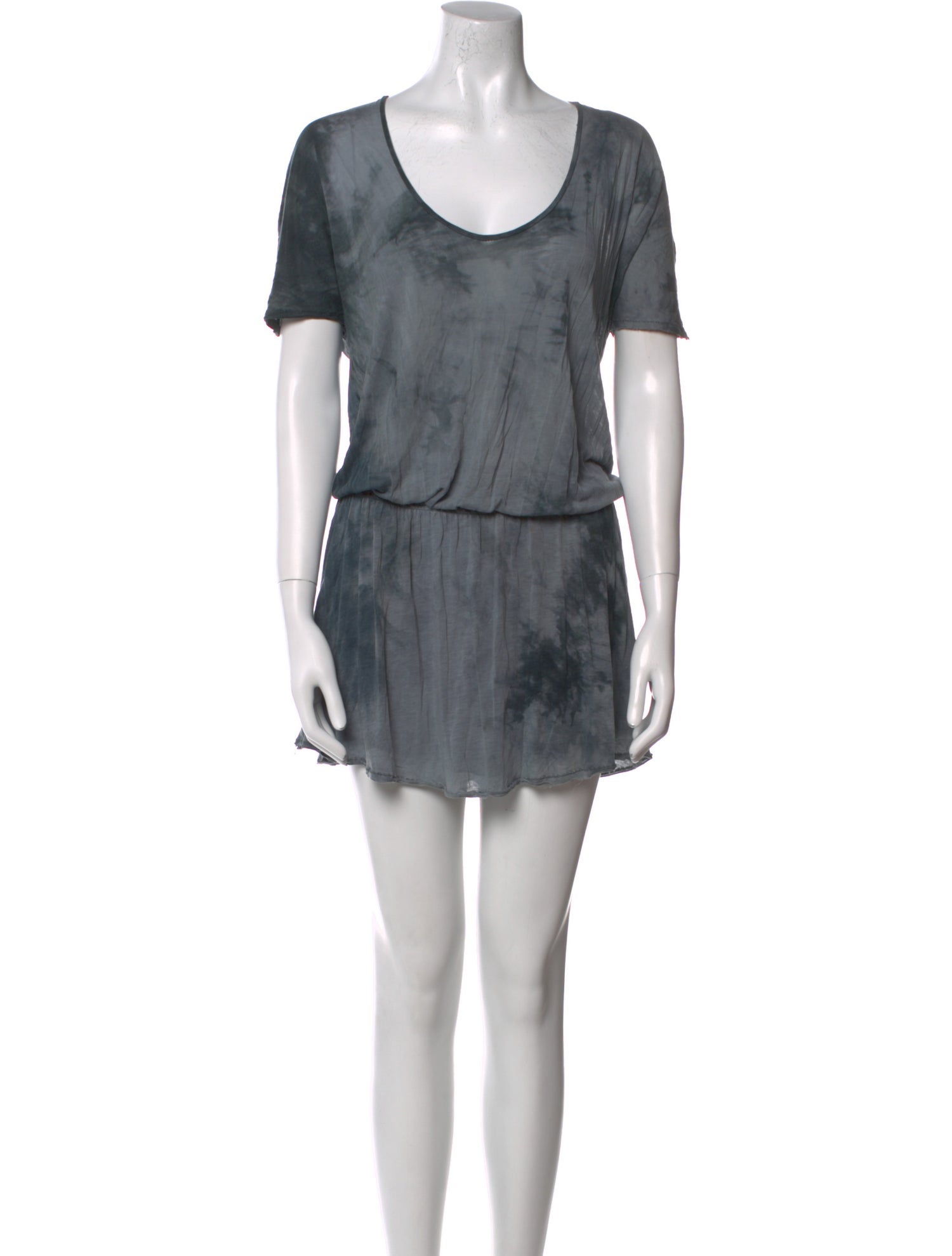 Zadig & Voltaire Scoop Neck Mini Dress