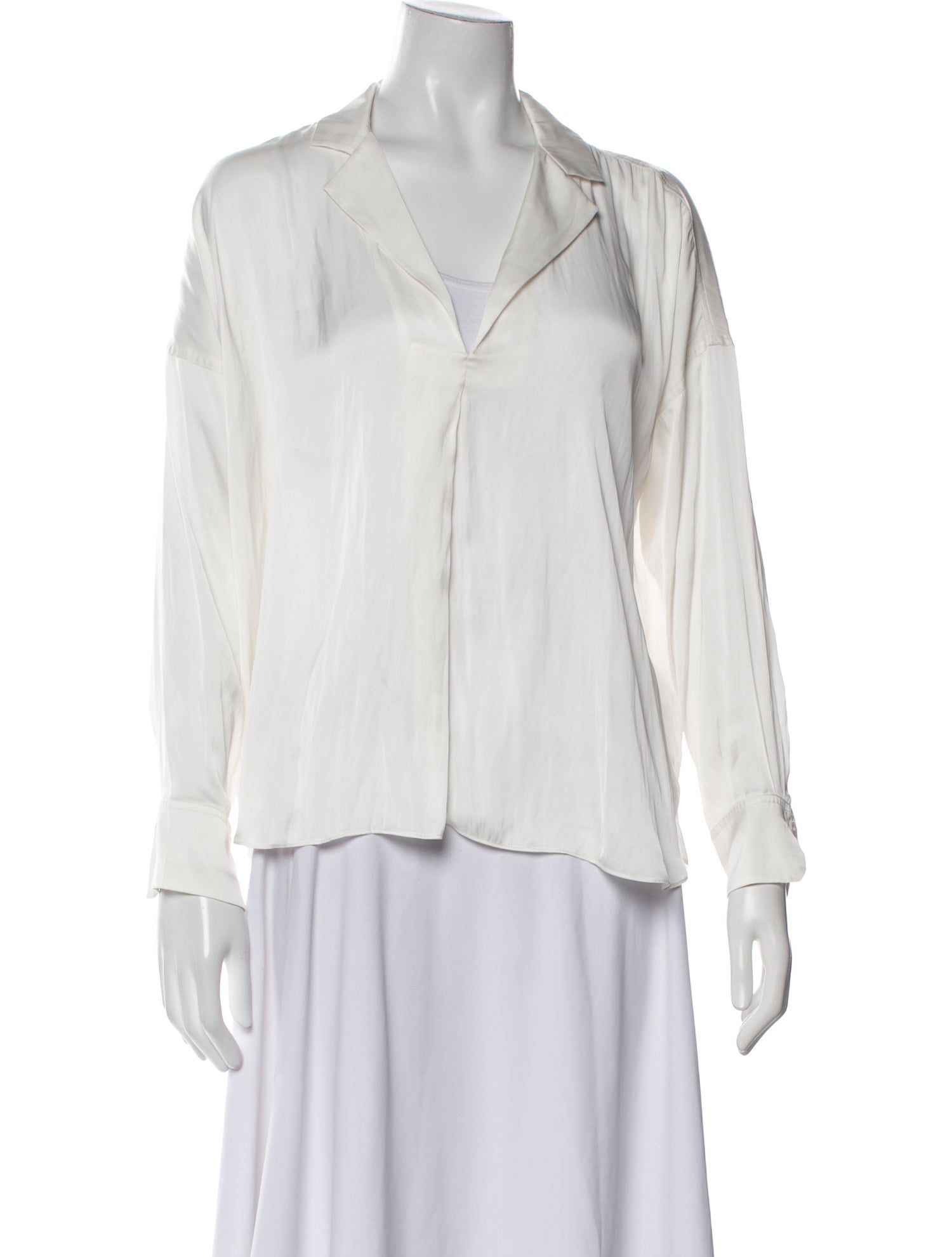 Zadig & Voltaire V-Neck Long Sleeve Blouse