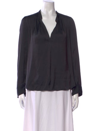 Zadig & Voltaire V-Neck Long Sleeve Blouse