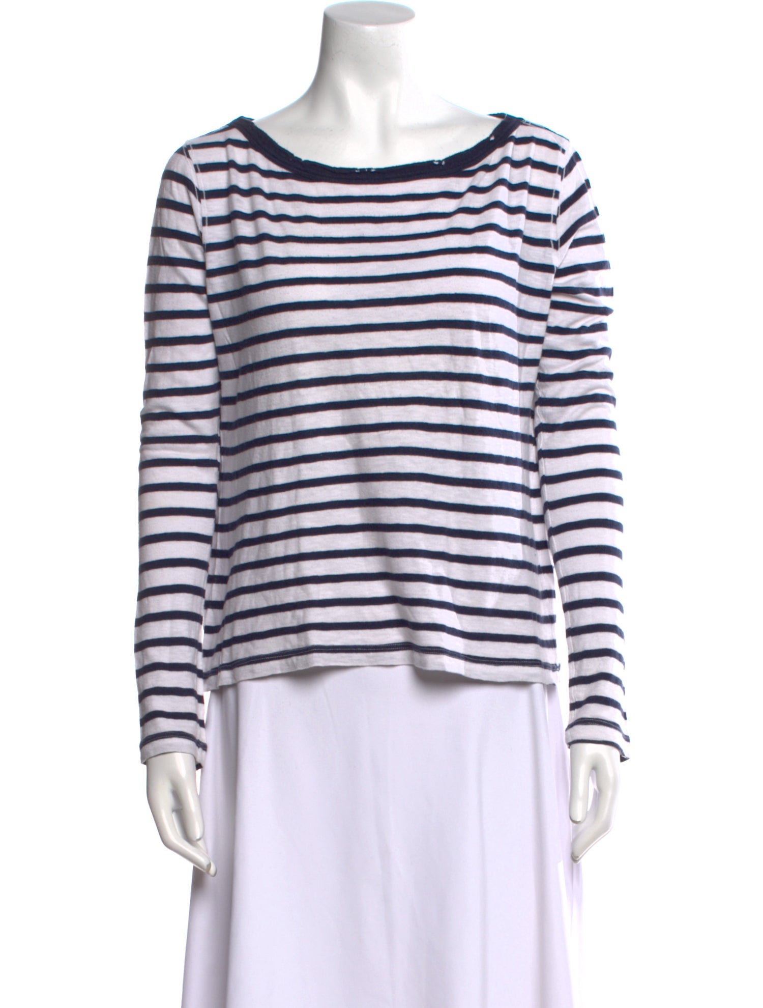 Zadig & Voltaire Striped Scoop Neck Top