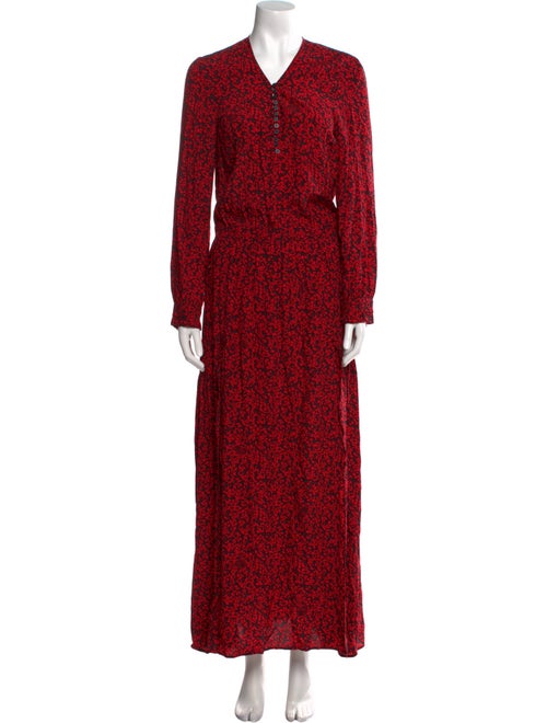 Zadig & Voltaire Floral Print Long Dress