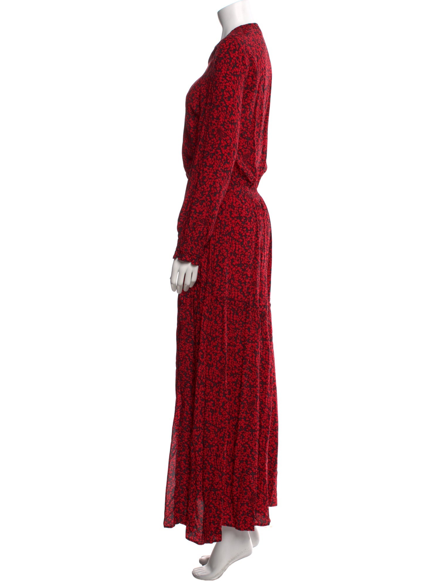 Zadig & Voltaire Floral Print Long Dress