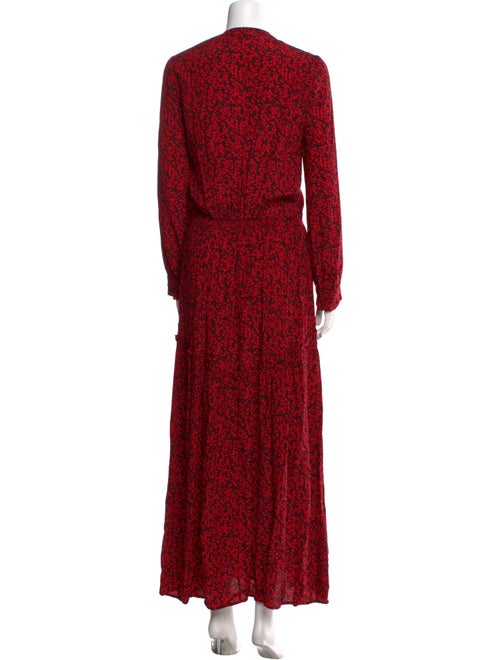 Zadig & Voltaire Floral Print Long Dress