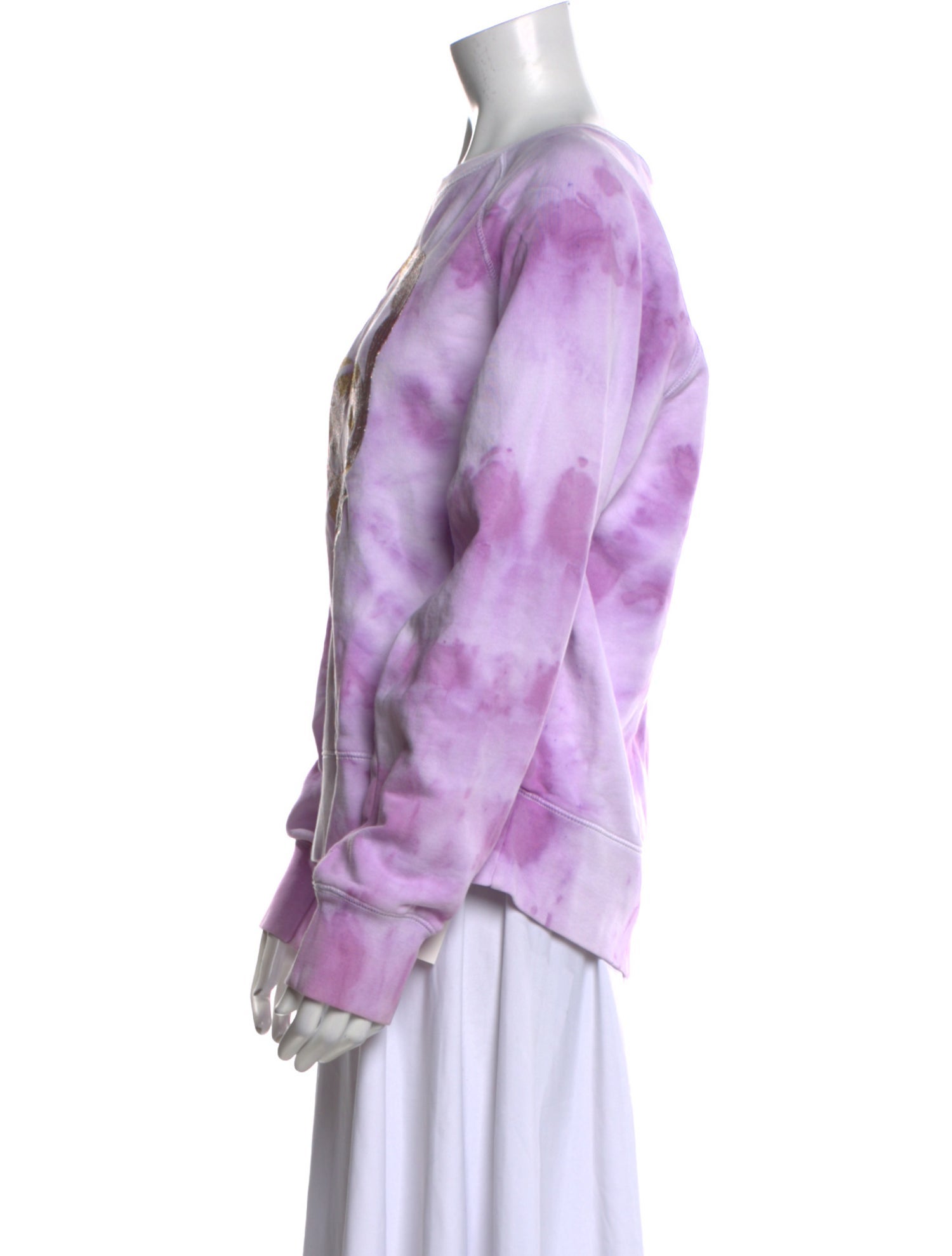 Zadig & Voltaire Tie-Dye Print Scoop Neck Sweatshirt