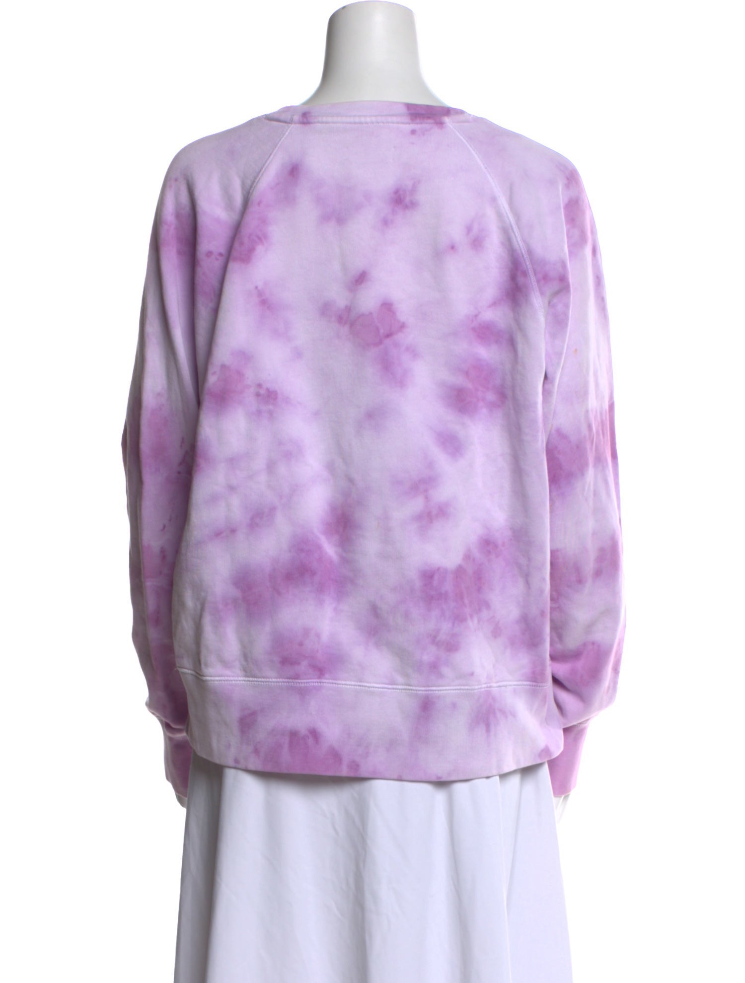 Zadig & Voltaire Tie-Dye Print Scoop Neck Sweatshirt