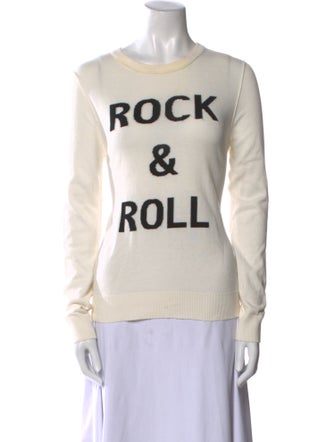 Zadig & Voltaire Graphic Print Crew Neck Sweater