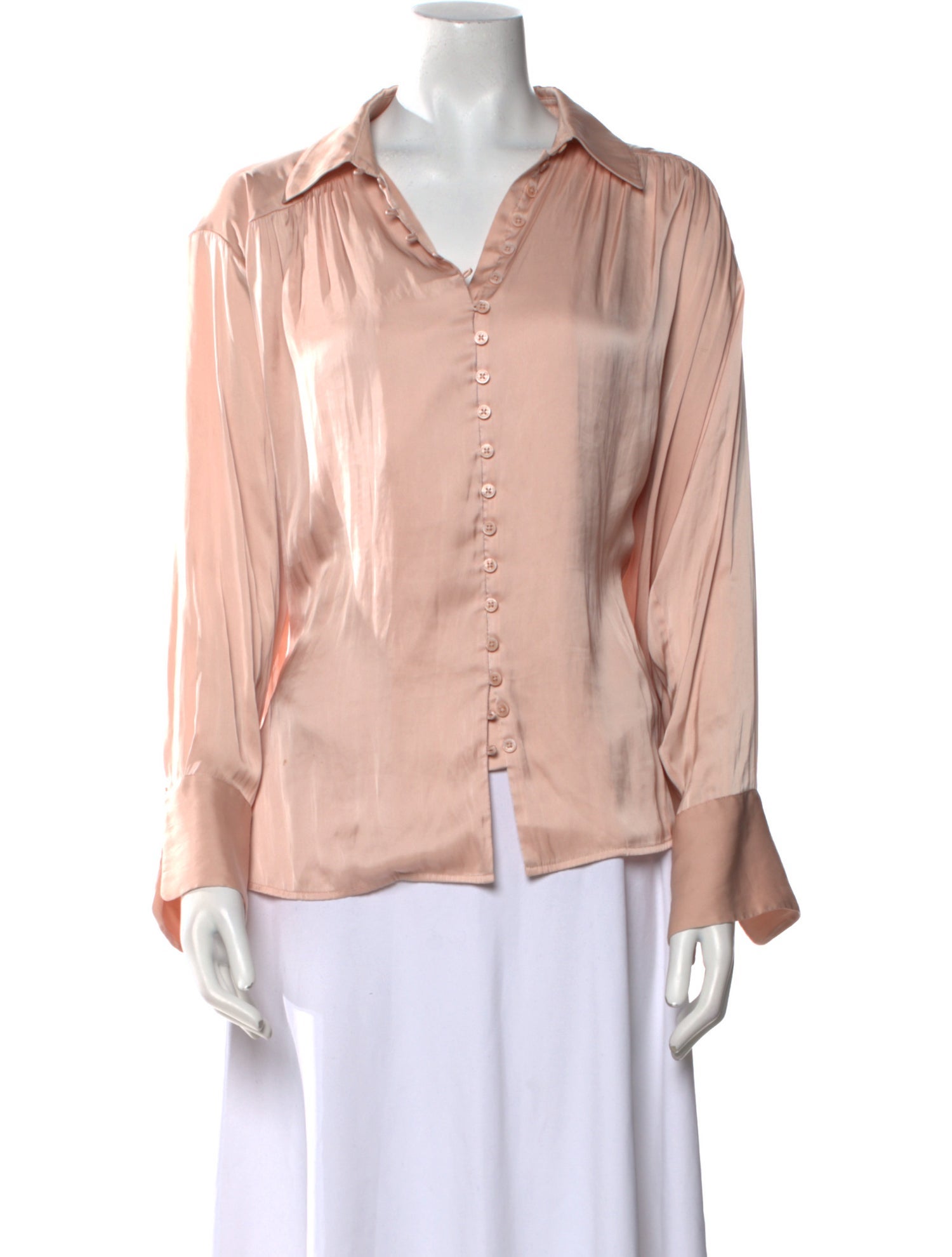 Zadig & Voltaire V-Neck Long Sleeve Blouse