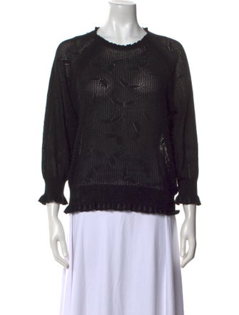 Zadig & Voltaire Crew Neck Three-Quarter Sleeve Sweatshirt