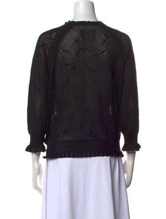 Zadig & Voltaire Crew Neck Three-Quarter Sleeve Sweatshirt