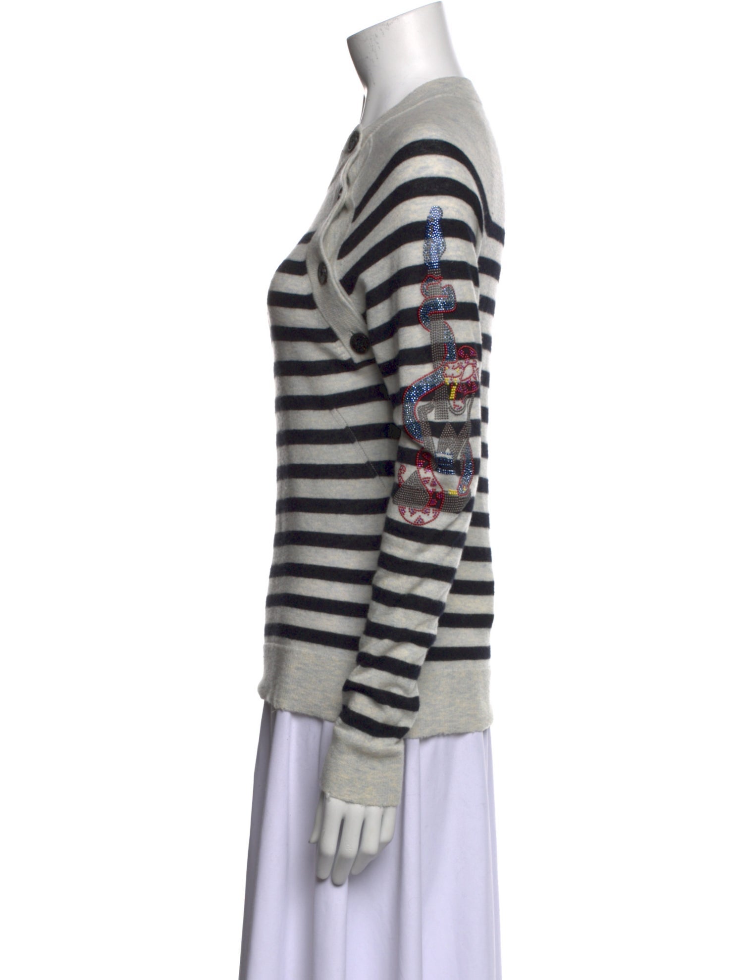 Zadig & Voltaire Cashmere Striped Sweater