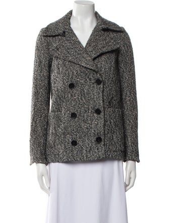 Zadig & Voltaire Wool Tweed Pattern Blazer