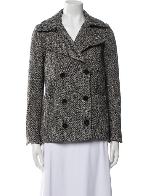 Zadig & Voltaire Wool Tweed Pattern Blazer