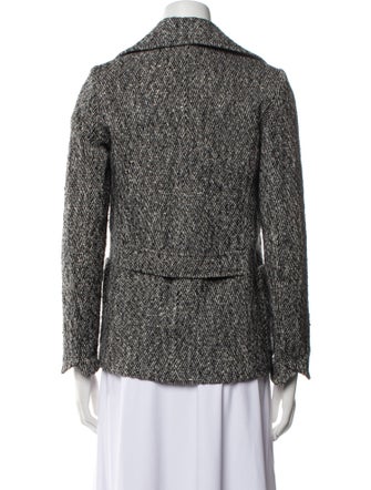 Zadig & Voltaire Wool Tweed Pattern Blazer