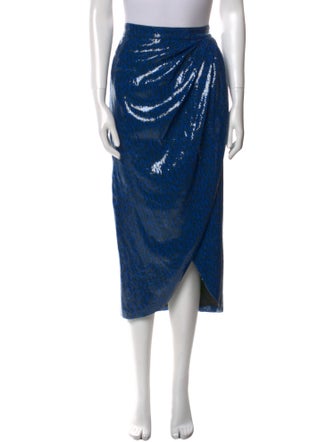 Zadig & Voltaire Silk Midi Length Skirt