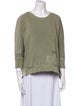 Zadig & Voltaire Scoop Neck Three-Quarter Sleeve Sweatshirt
