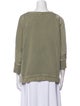 Zadig & Voltaire Scoop Neck Three-Quarter Sleeve Sweatshirt