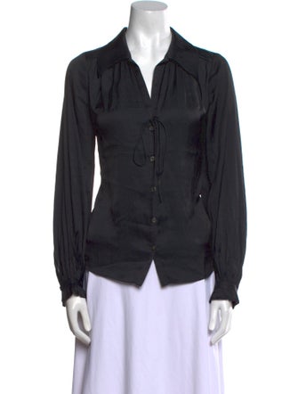 Zadig & Voltaire Long Sleeve Button-Up Top