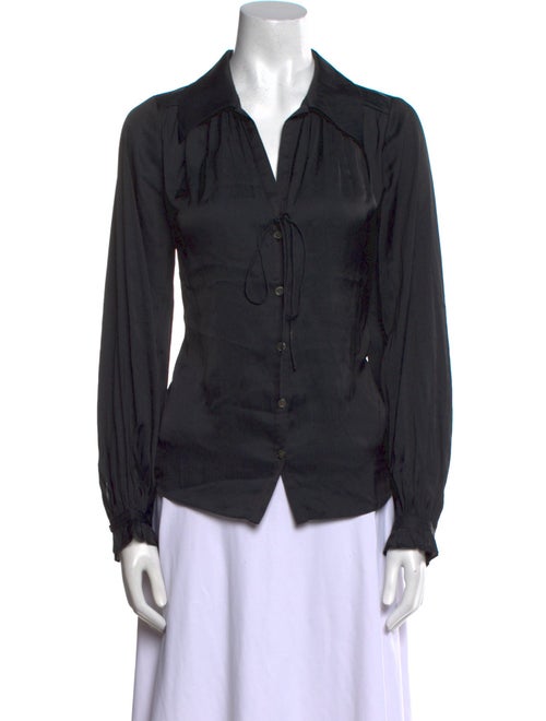 Zadig & Voltaire Long Sleeve Button-Up Top