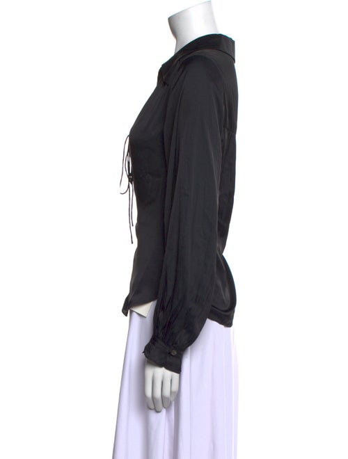 Zadig & Voltaire Long Sleeve Button-Up Top