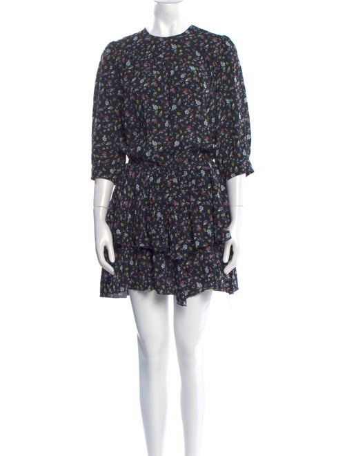 Zadig & Voltaire Floral Print Mini Dress