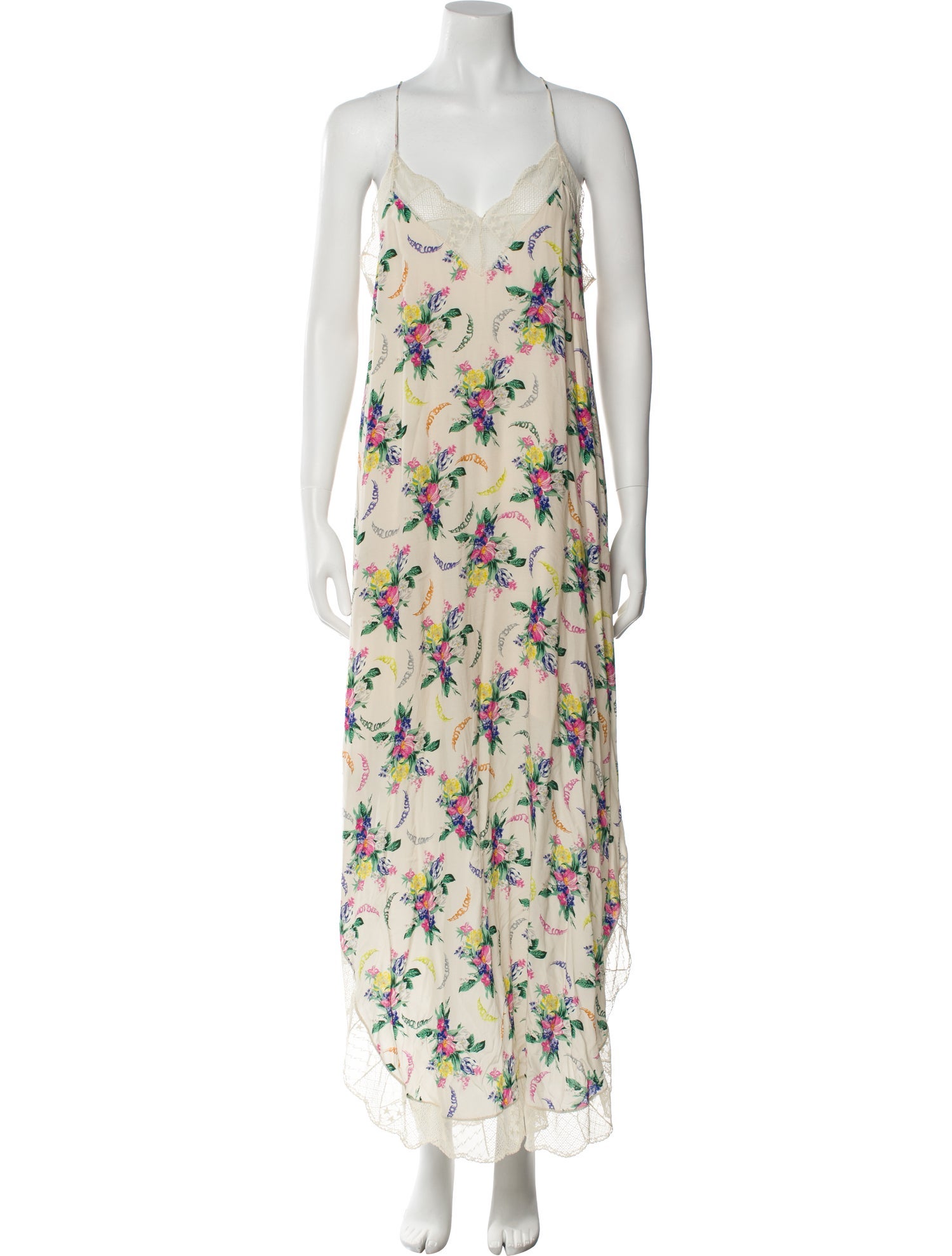 Zadig & Voltaire Floral Print Long Dress