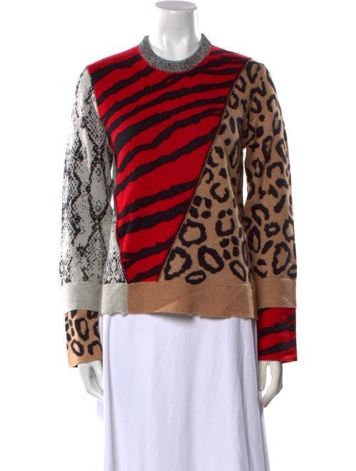 Zadig & Voltaire Wool Animal Print Sweater
