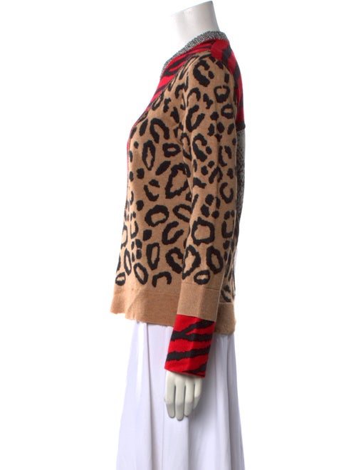Zadig & Voltaire Wool Animal Print Sweater