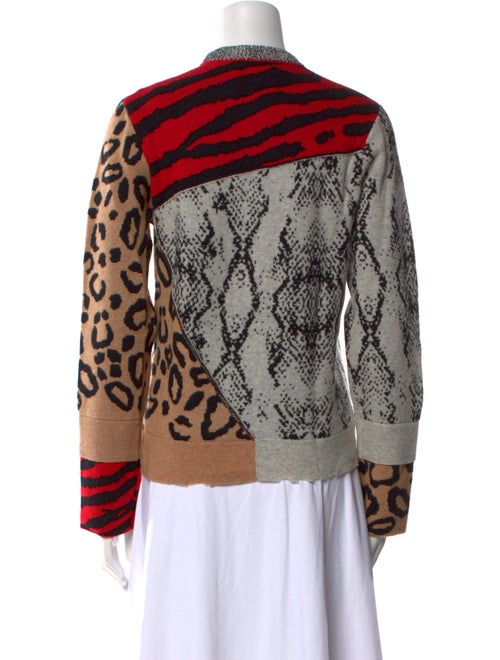 Zadig & Voltaire Wool Animal Print Sweater