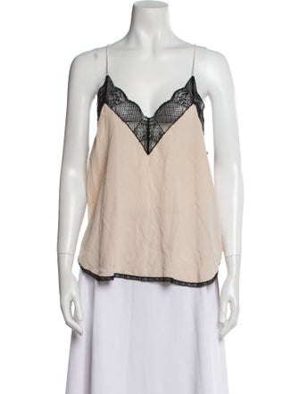 Zadig & Voltaire Silk V-Neck Top