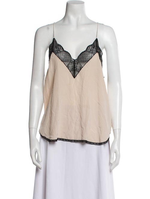 Zadig & Voltaire Silk V-Neck Top