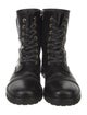 Zadig & Voltaire Leather Combat Boots