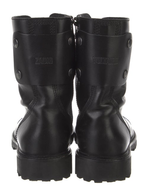 Zadig & Voltaire Leather Combat Boots