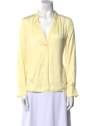 Zadig & Voltaire V-Neck Long Sleeve Blouse